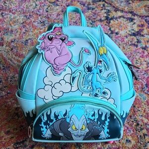 Loungefly Push The Pain Button. Hercules. Bagpack.